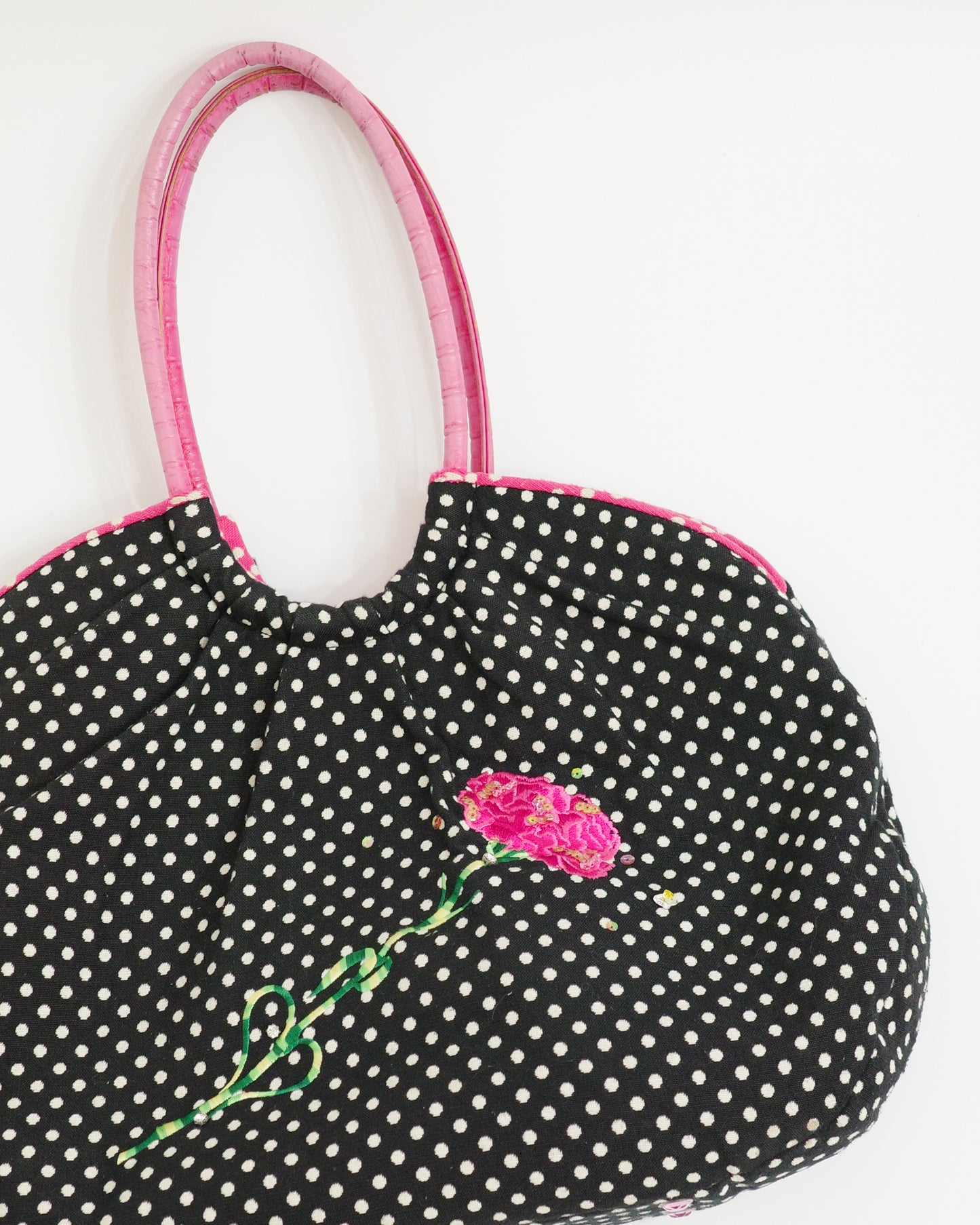 Think Bee! B&W Dots Bag