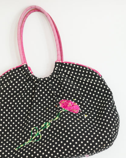 Think Bee! B&W Dots Bag