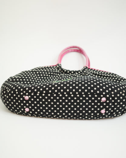 Think Bee! B&W Dots Bag