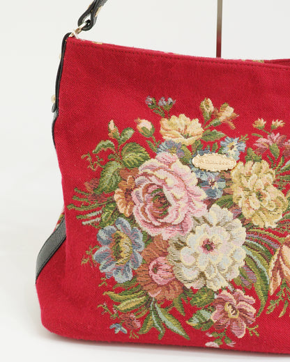 Think Bee! Red Floral Bag