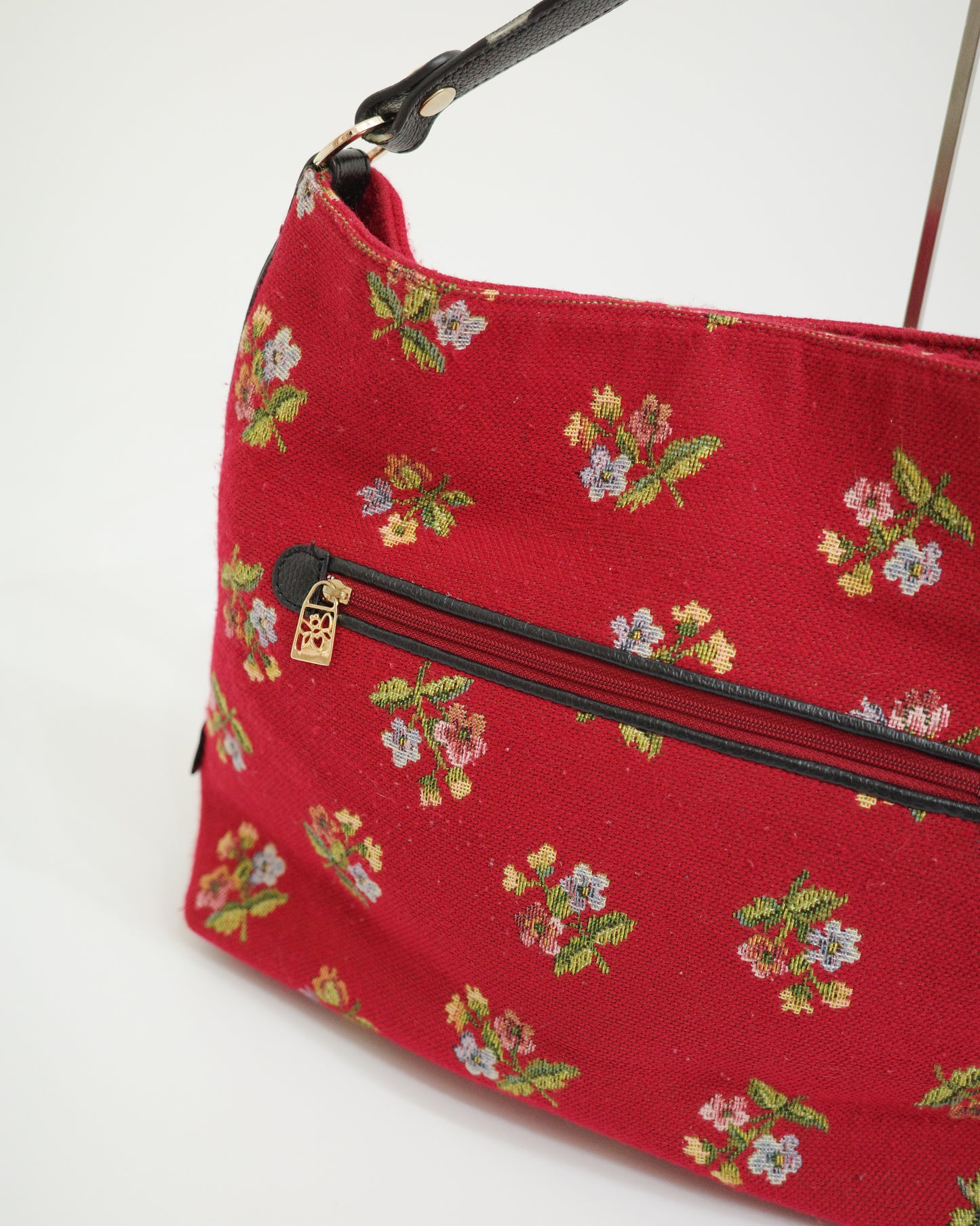 Think Bee! Red Floral Bag