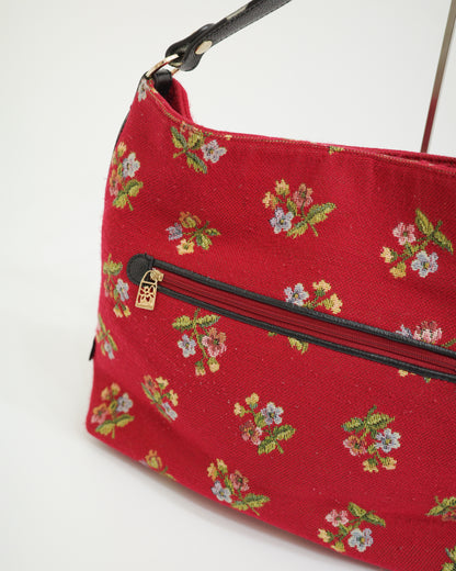 Think Bee! Red Floral Bag