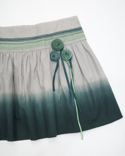 Ombré Forest Mini Skirt