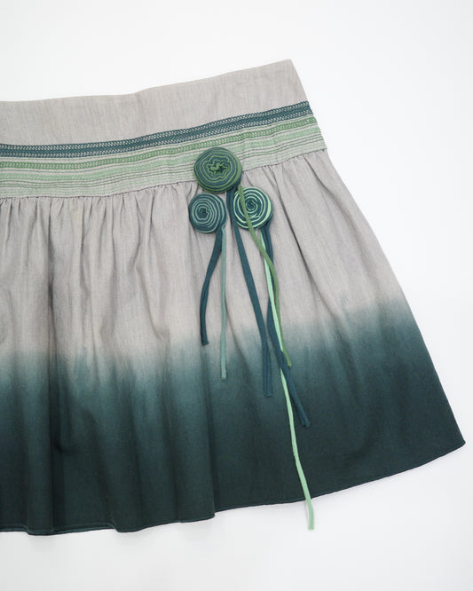 Ombré Forest Mini Skirt