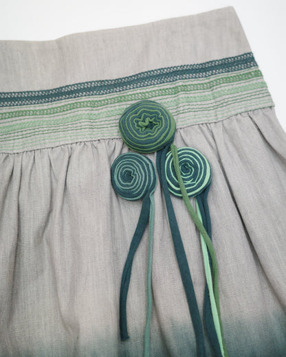 Ombré Forest Mini Skirt