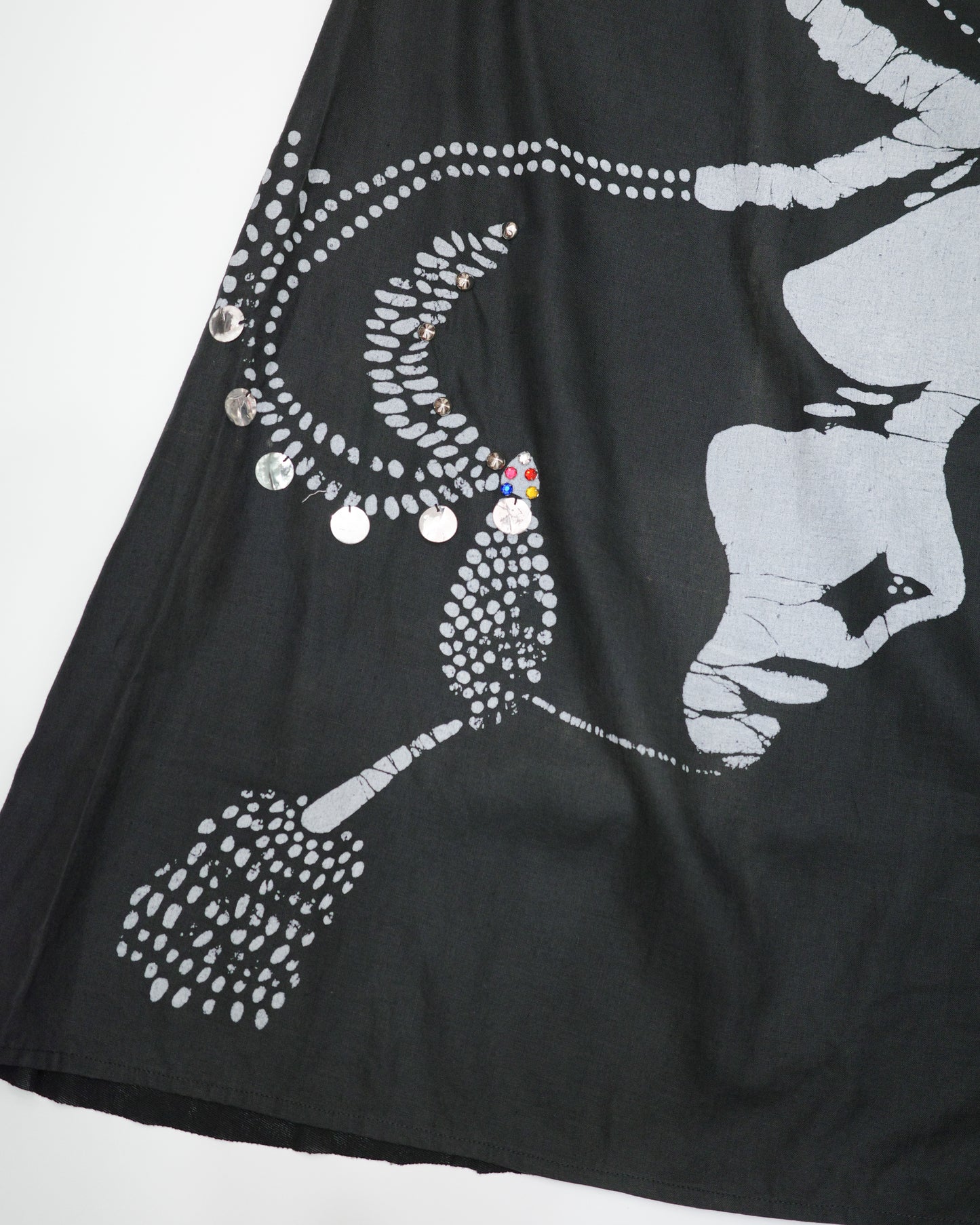 Graphic Portrait A-Line Skirt