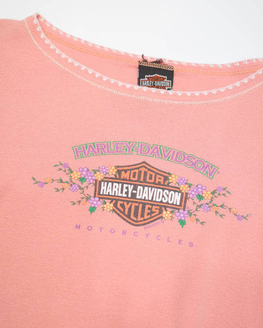 Harley Davidson Floral Top