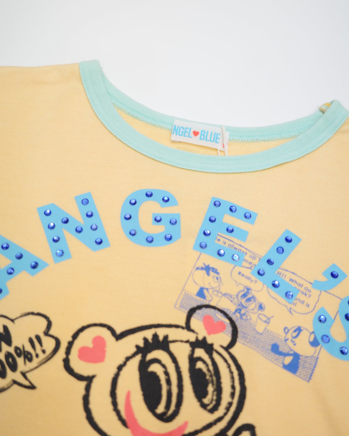 Angel Blue Orange Top