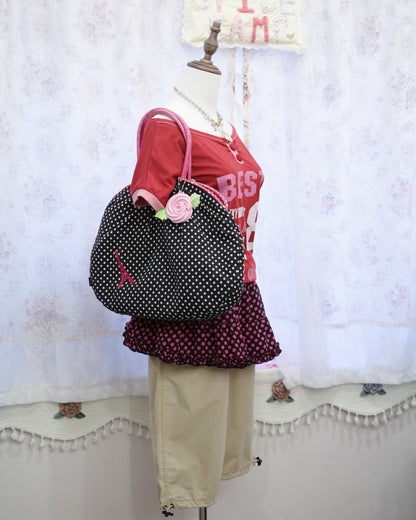 Think Bee! B&W Dots Bag