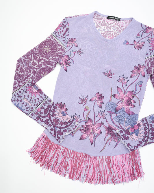 Purple Tassels Top