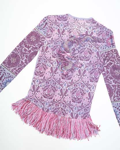 Purple Tassels Top