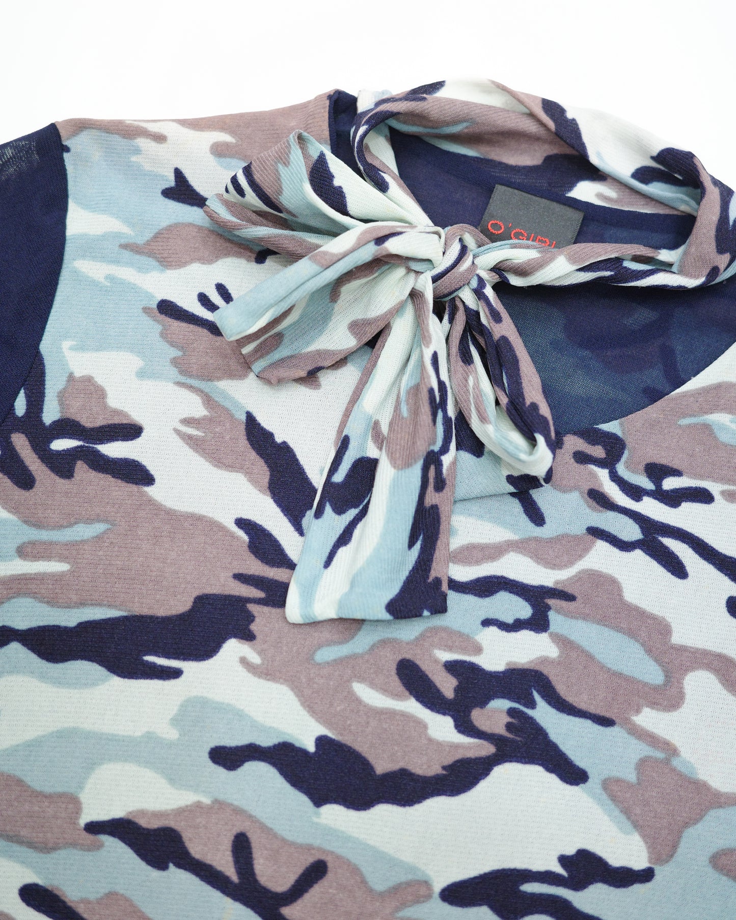 Camo Mesh Top