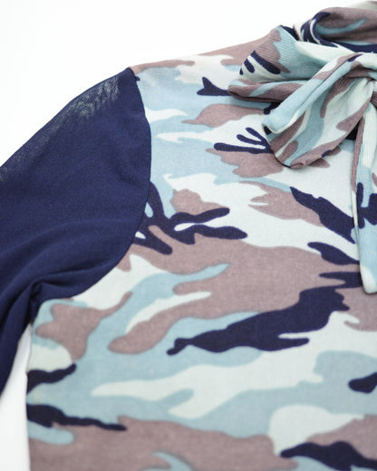 Camo Mesh Top