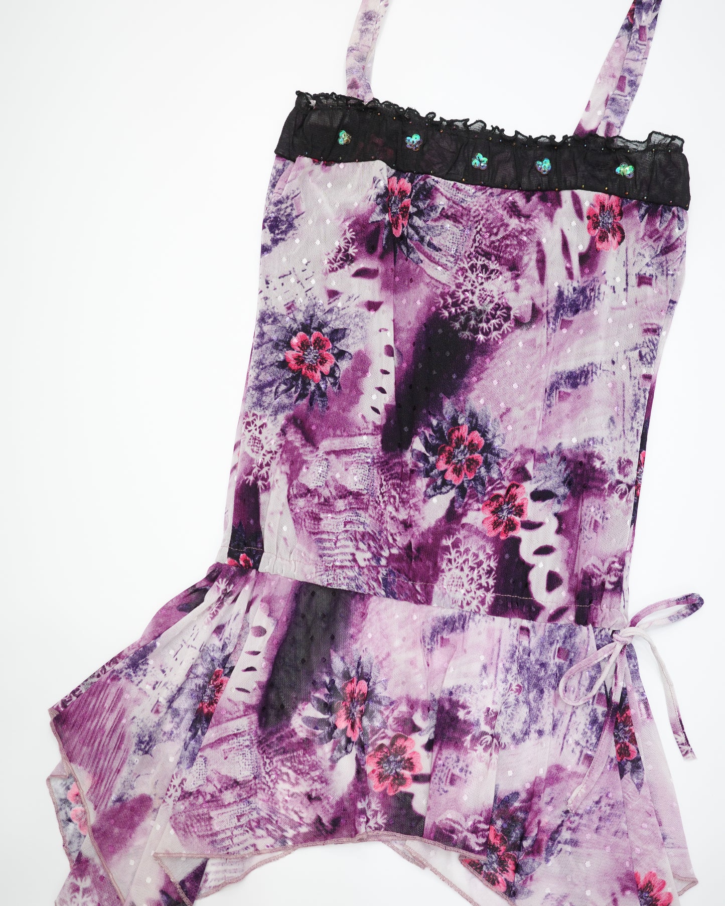 Abstract Floral Cami Dress