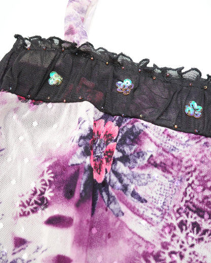 Abstract Floral Cami Dress