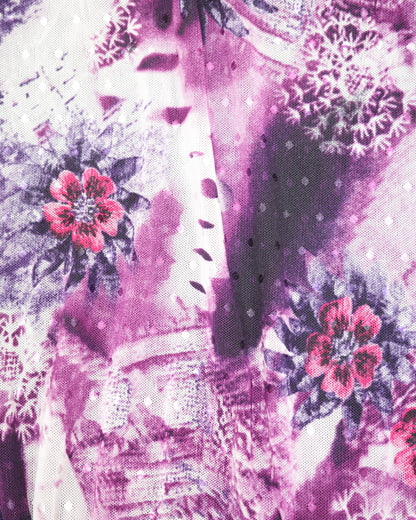 Abstract Floral Cami Dress