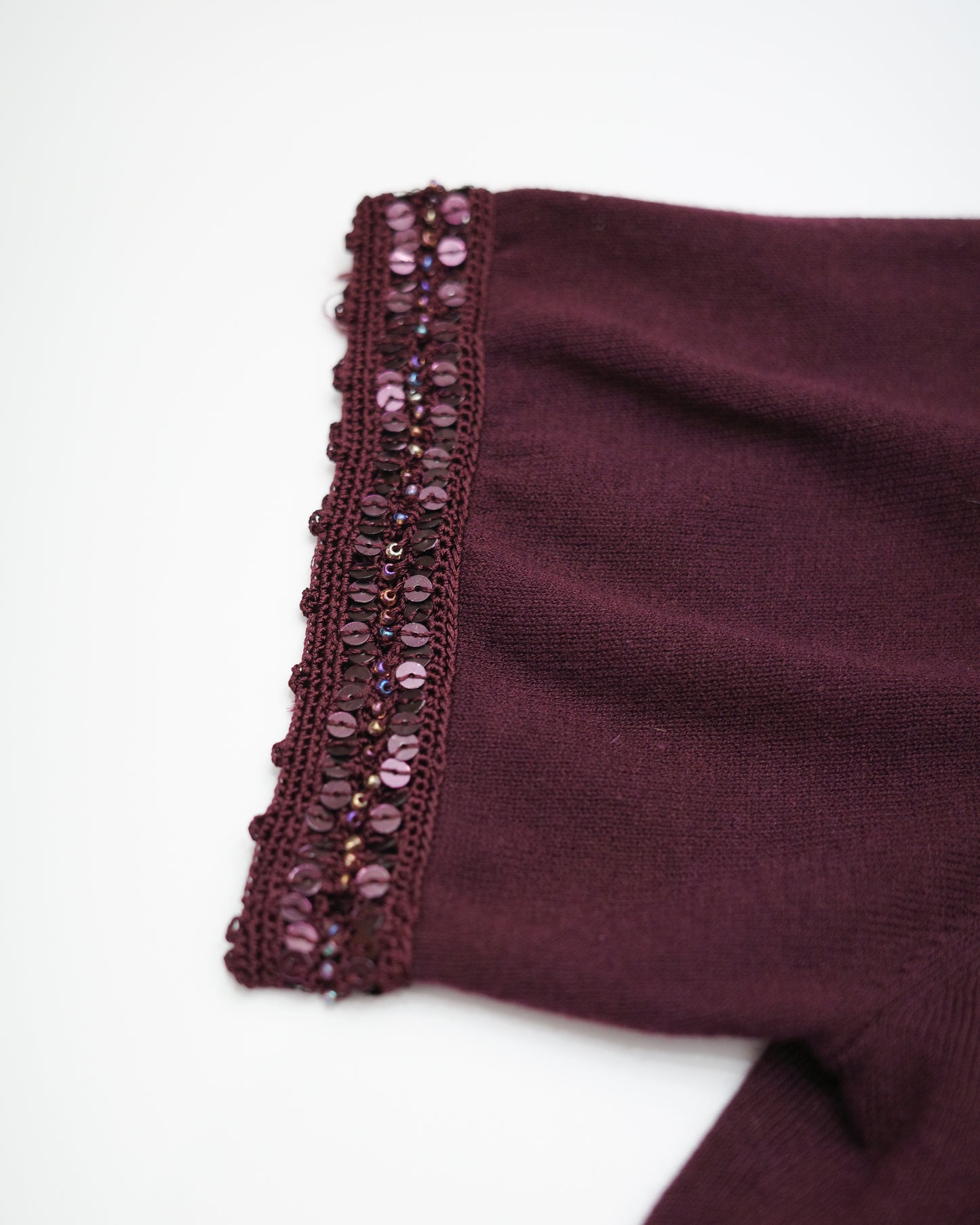 Dark Purple Sequins Outer