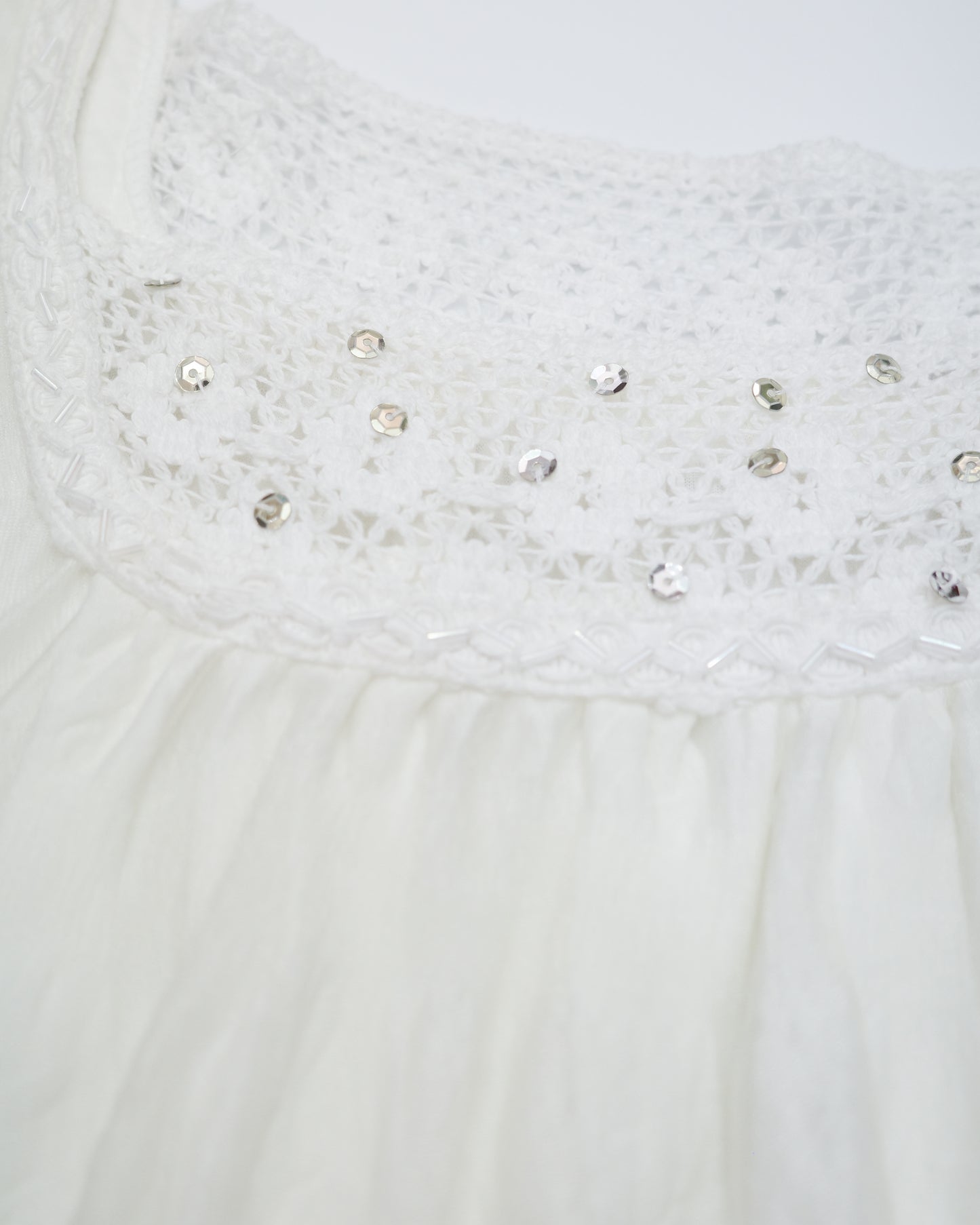 Boho White Blouse