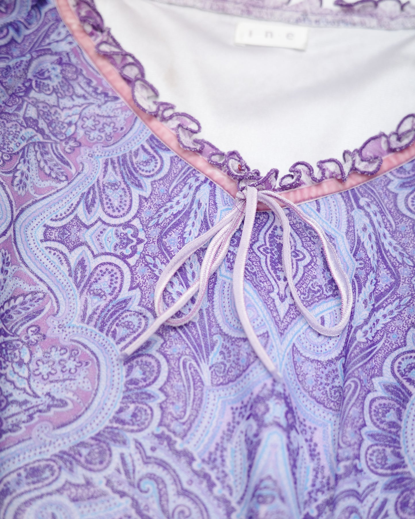 Purple Paisley Top