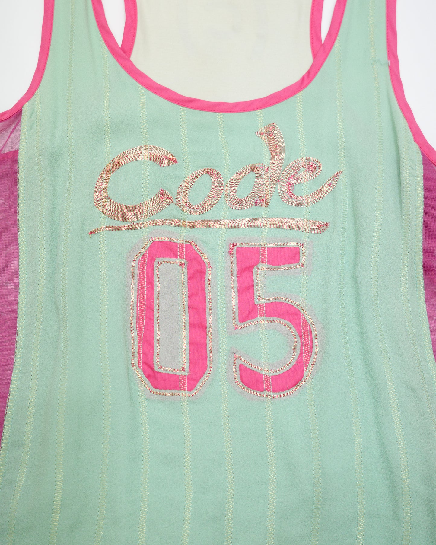 Minty Pink Jersey Vest