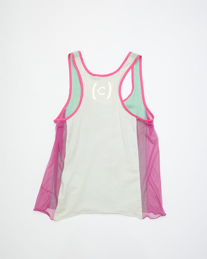 Minty Pink Jersey Vest