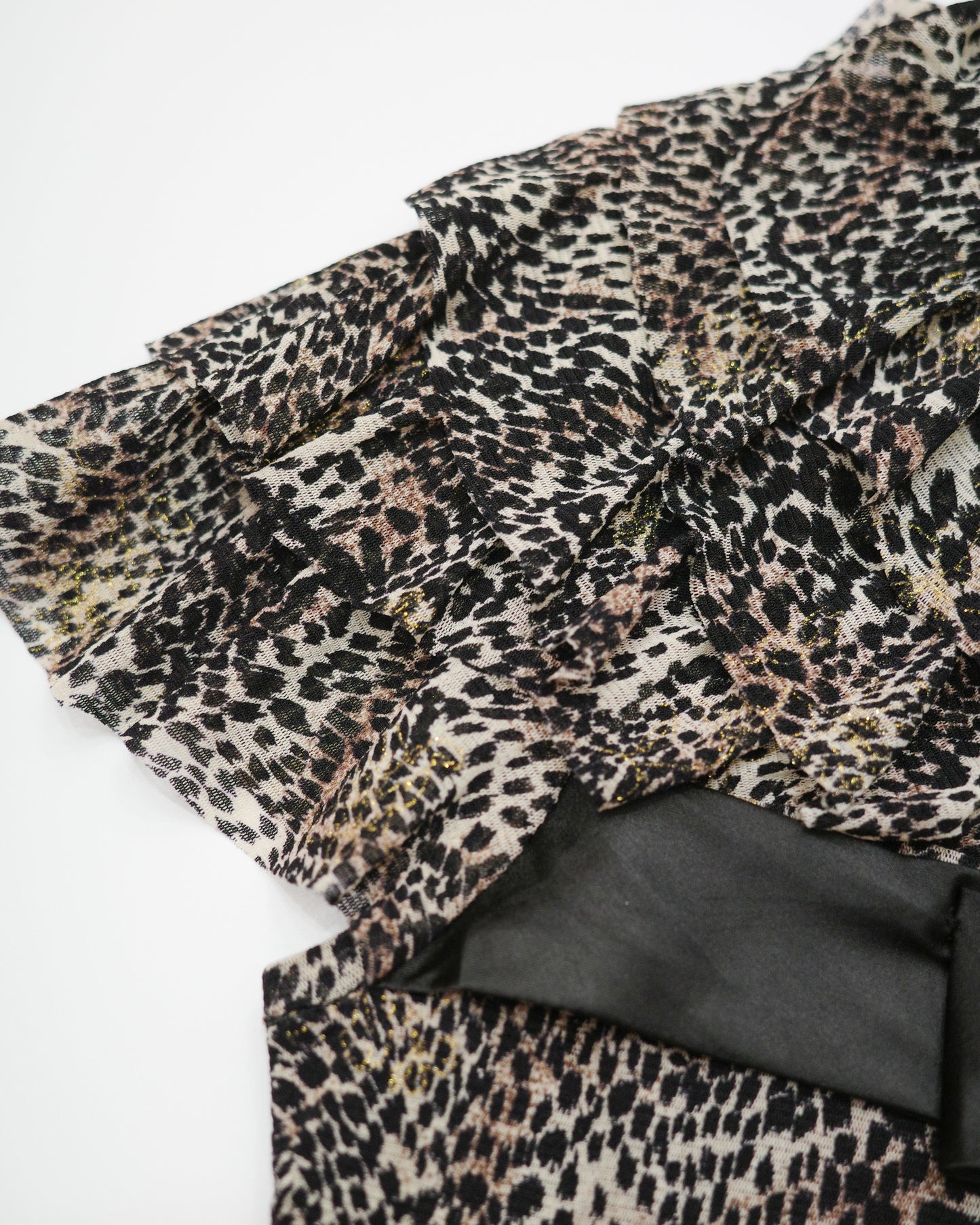 Leopard Bow Top