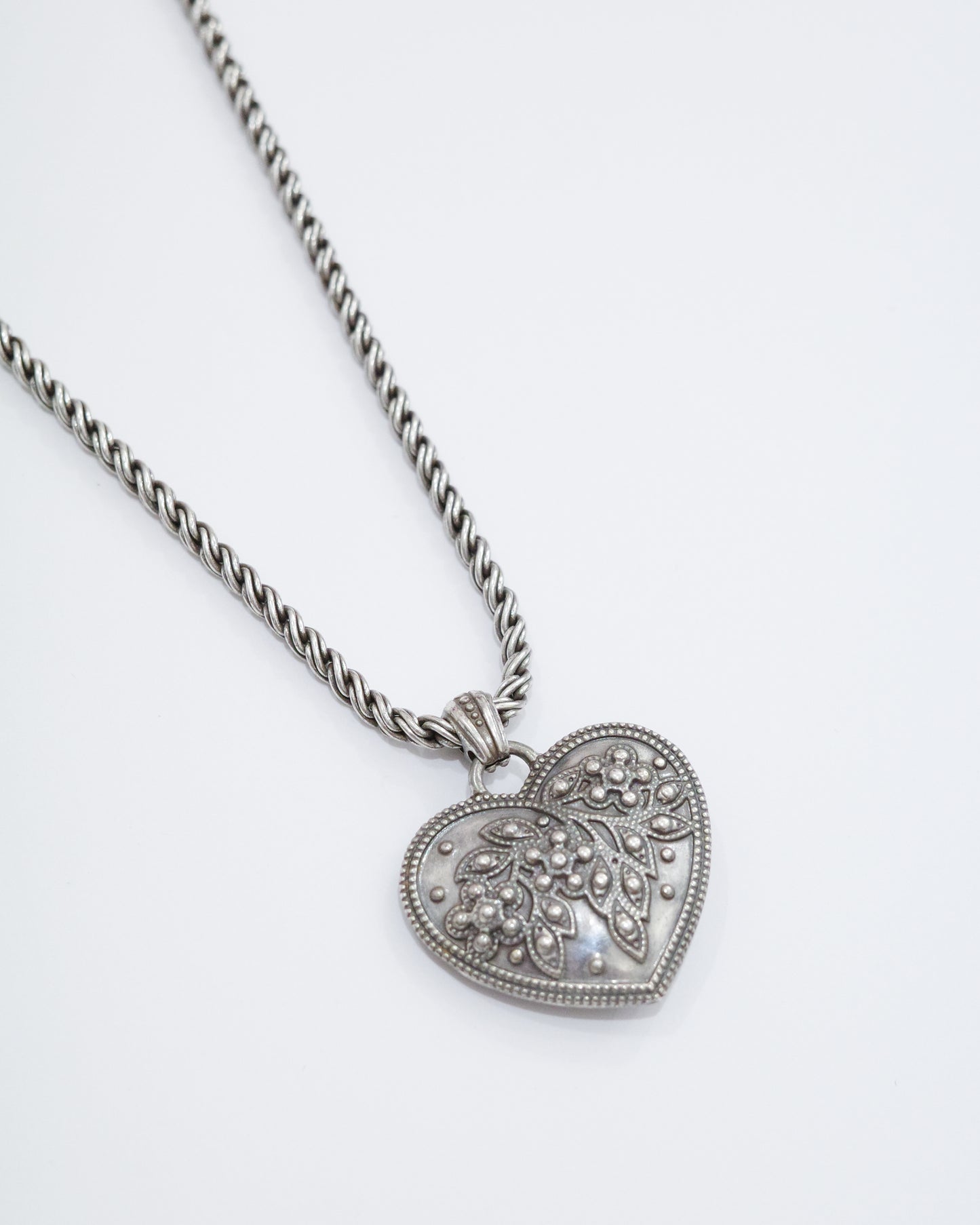 Brighton Black Heart Crystals Double-sided Necklace