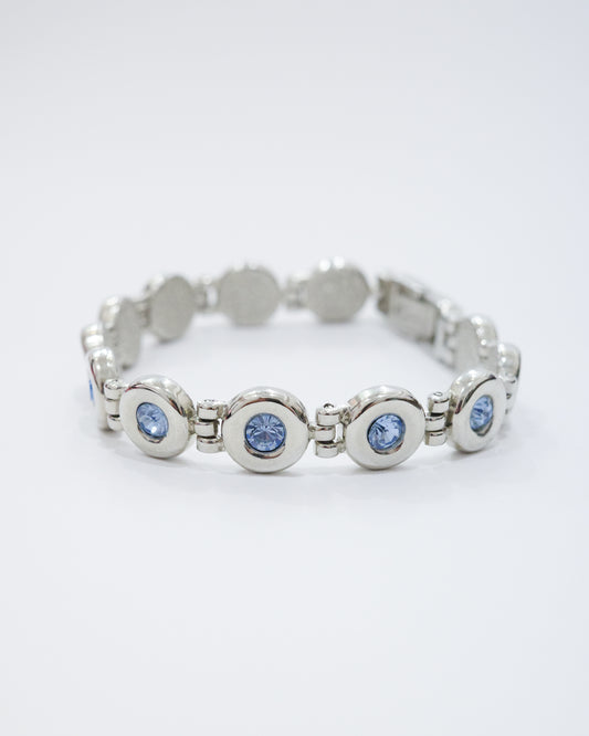 Blue Topaz Silver Bracelet