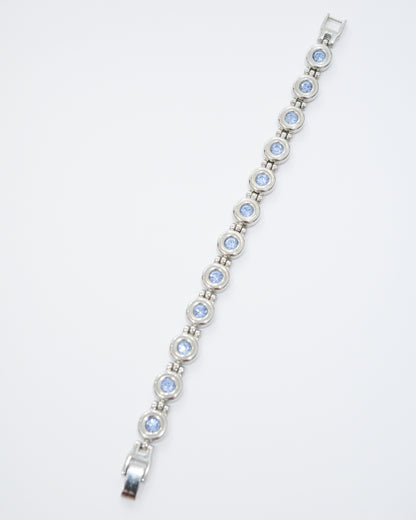 Blue Topaz Silver Bracelet