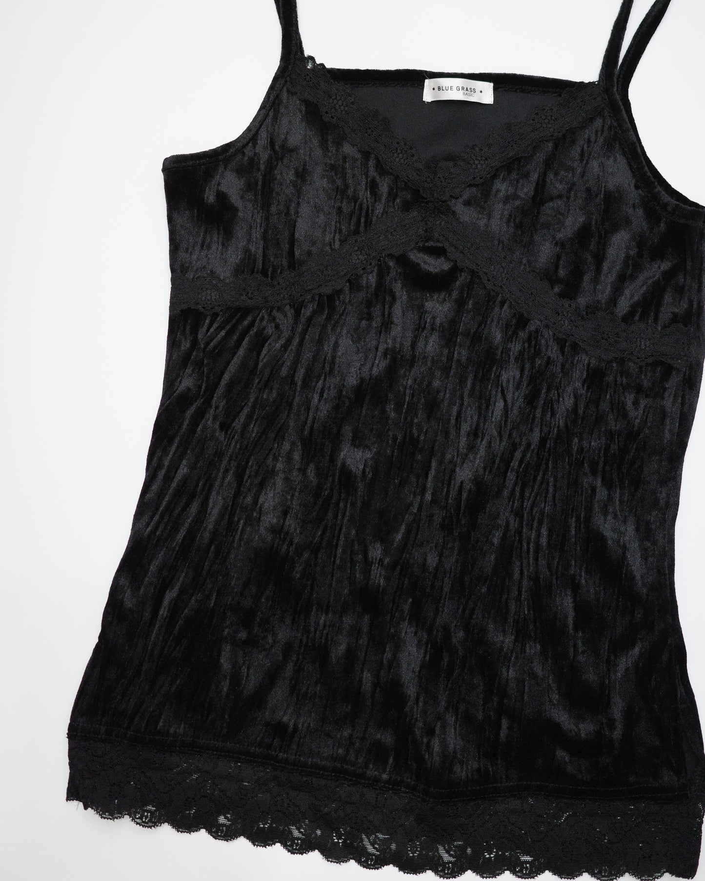 Black Velvet Lace Cami