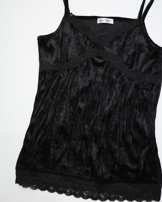 Black Velvet Lace Cami