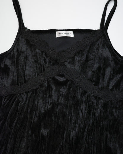 Black Velvet Lace Cami