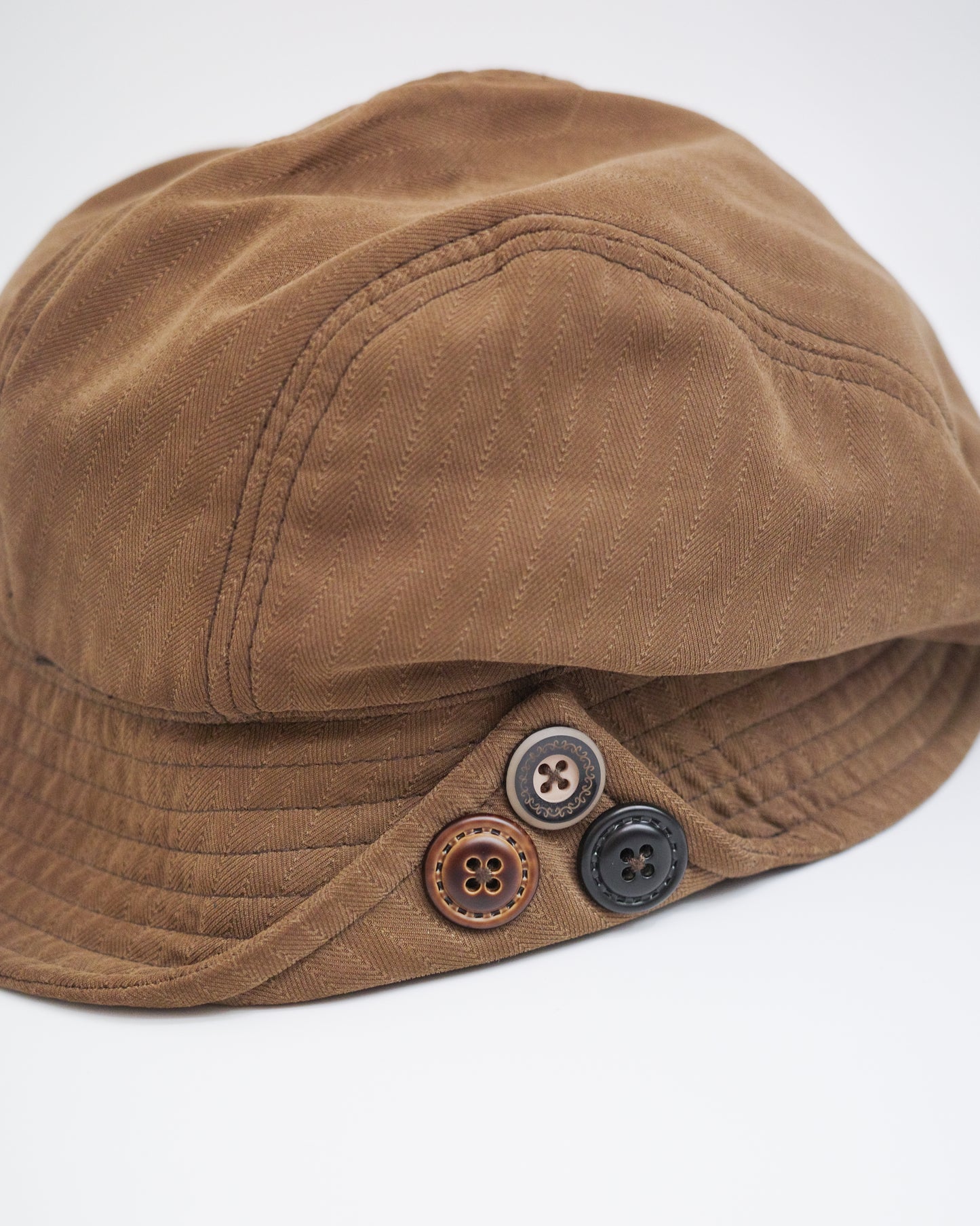 Button Cabbie Hat