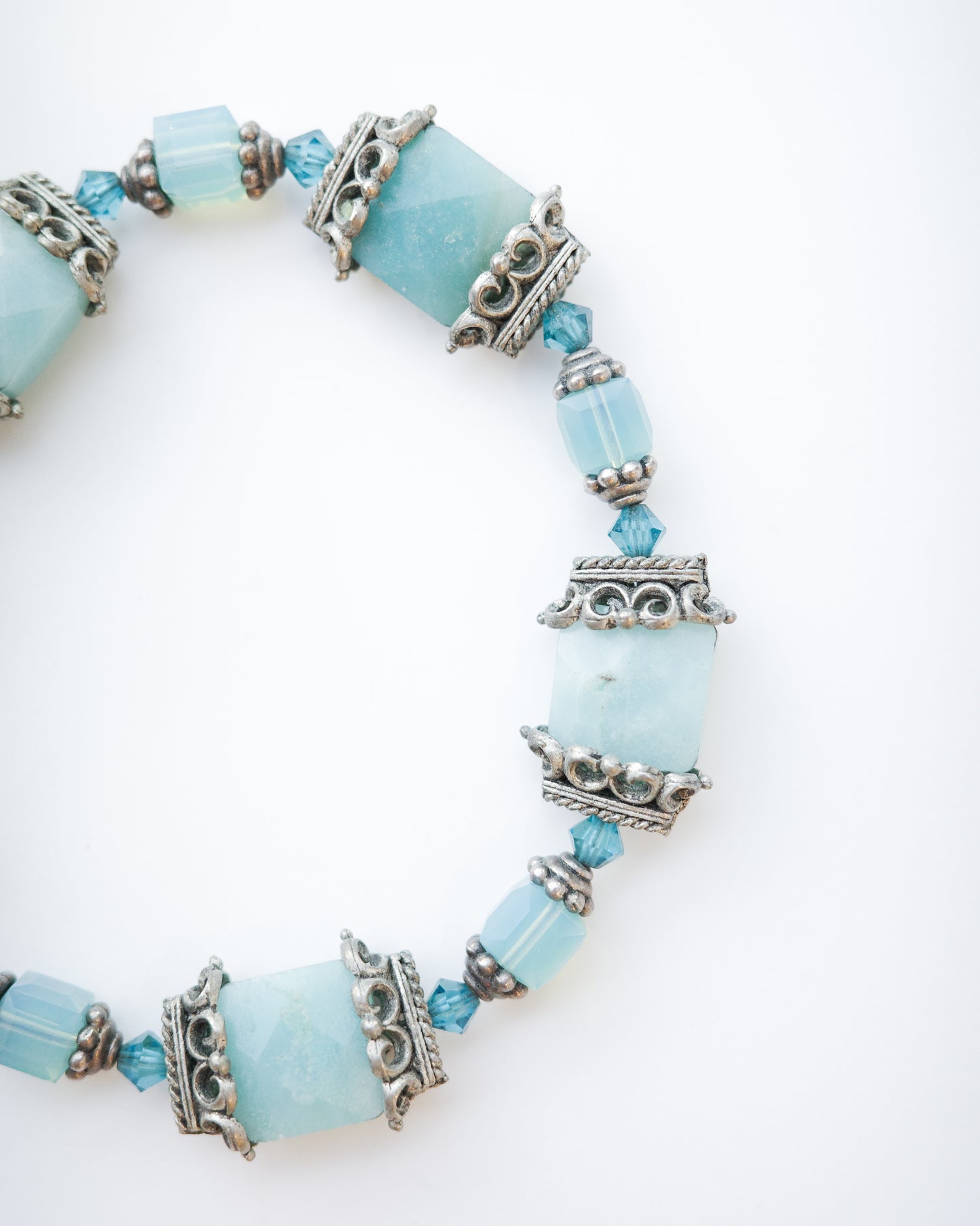 Blue Quartz Toggle Bracelet