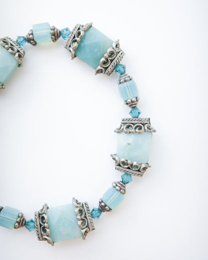 Blue Quartz Toggle Bracelet
