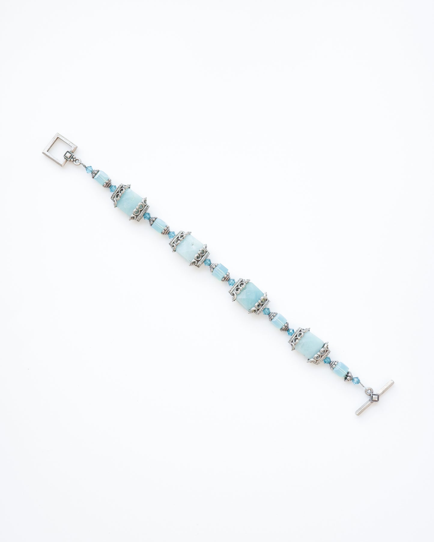 Blue Quartz Toggle Bracelet