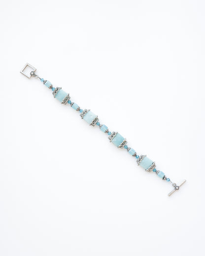 Blue Quartz Toggle Bracelet