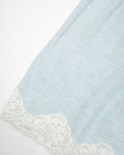 Light Blue Lace Babydoll Cami