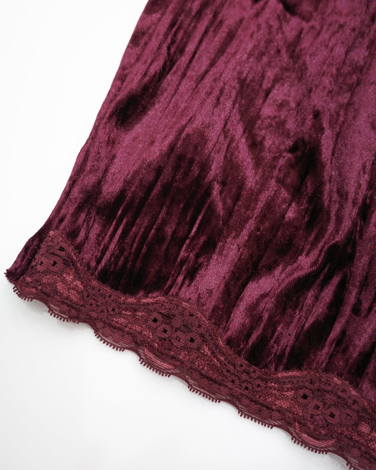 Wine Velvet Cami