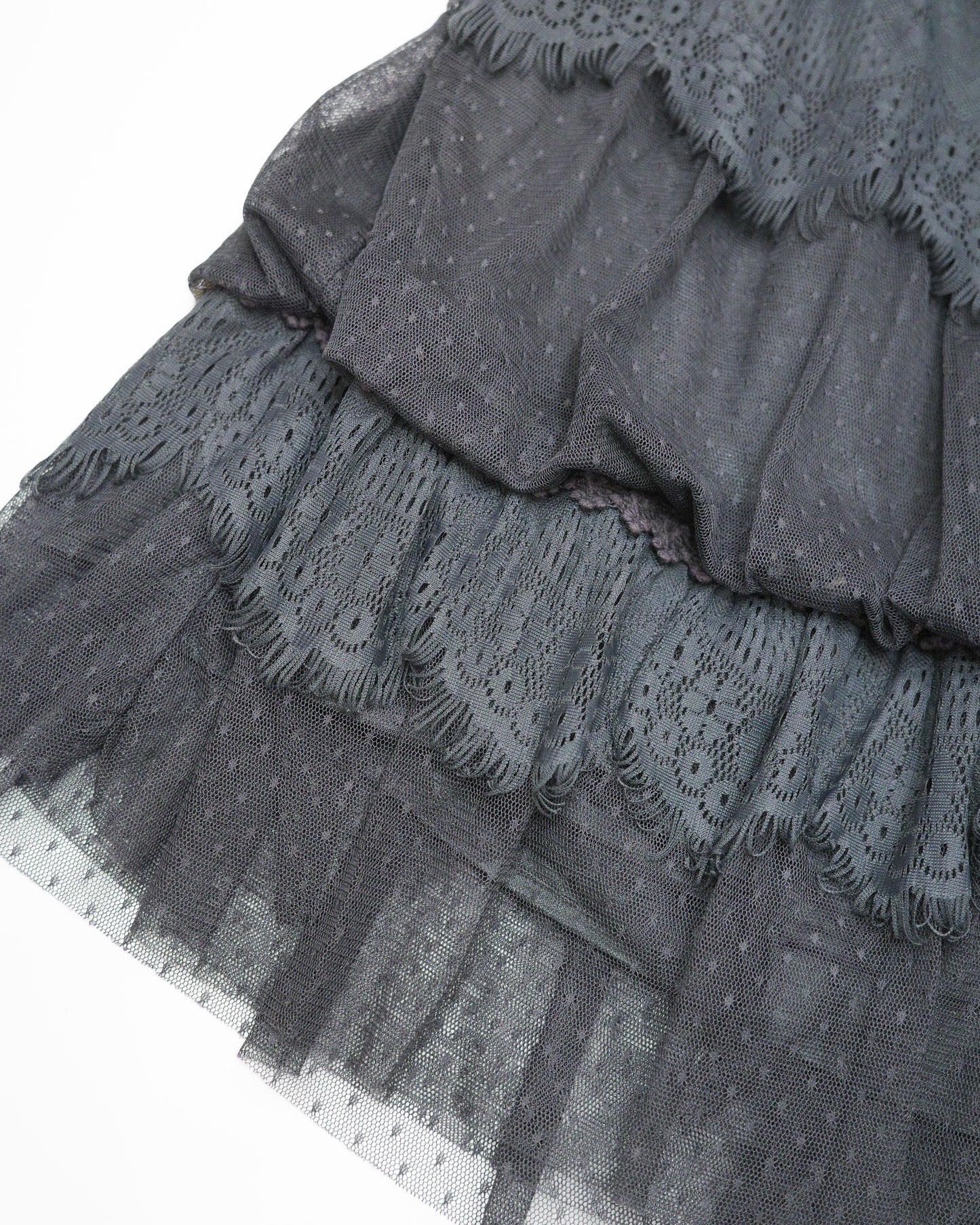 Grey Lace Skirt