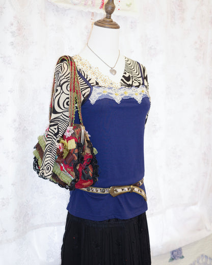 Victorian Style Lace Kiss-Lock Bag