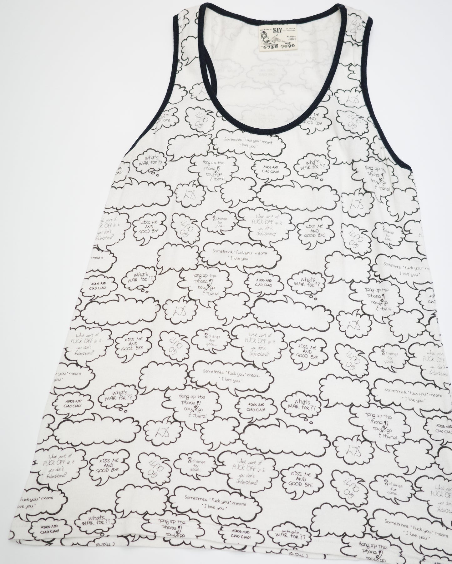 White Speech Bubble Tank