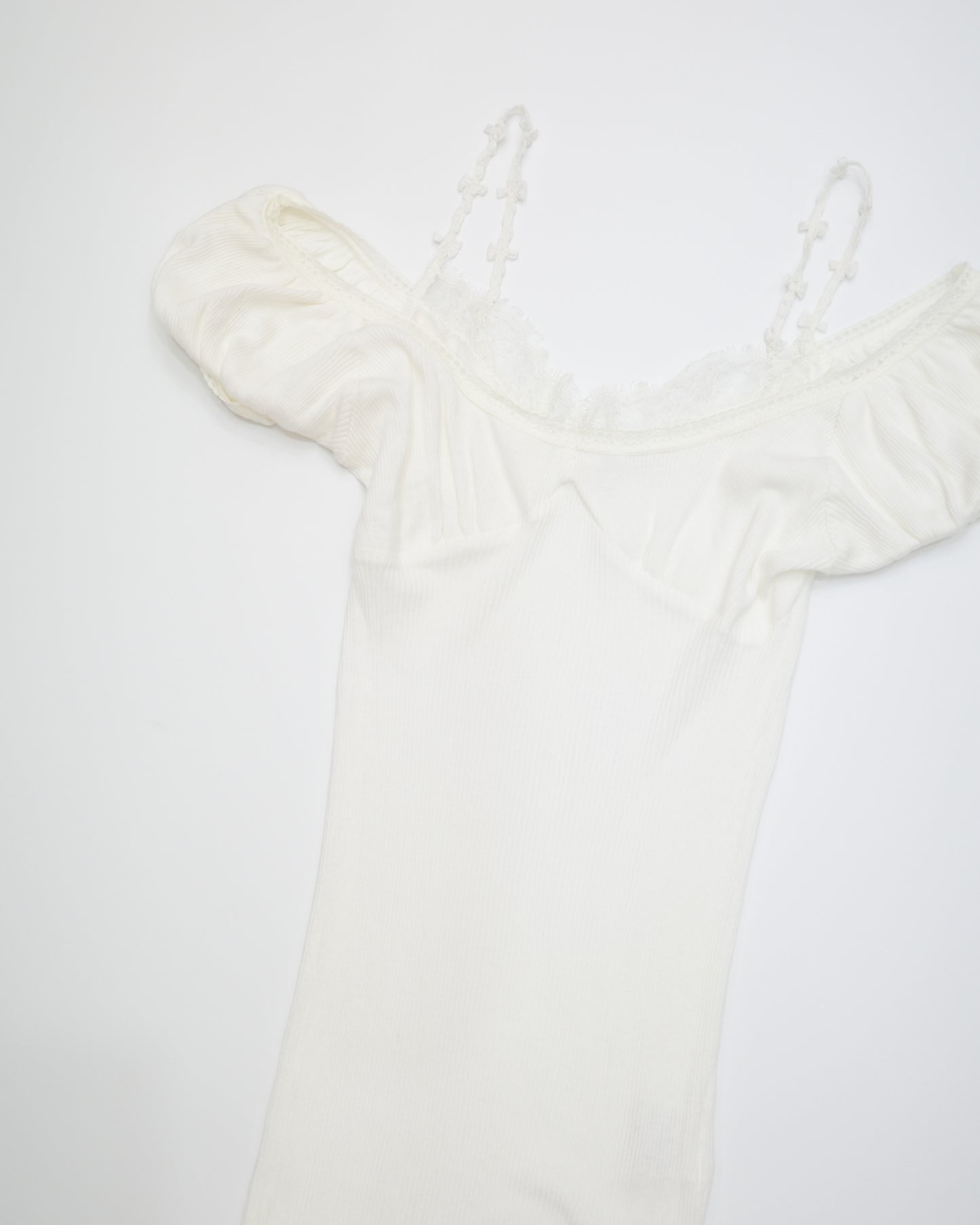 Off-Shoulder Ribbed Top
