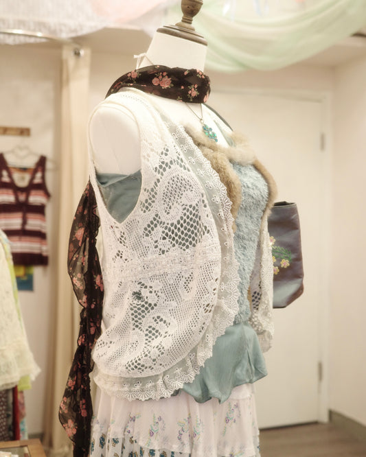 Crochet Lace Vest