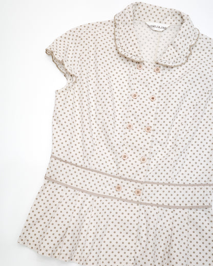 Mocha Dots Dolly Shirt