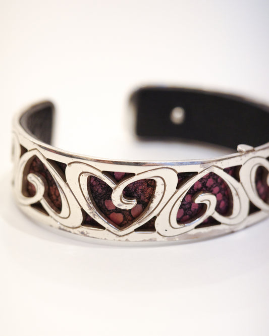 Brighton Openwork Heart Cuff Bracelet