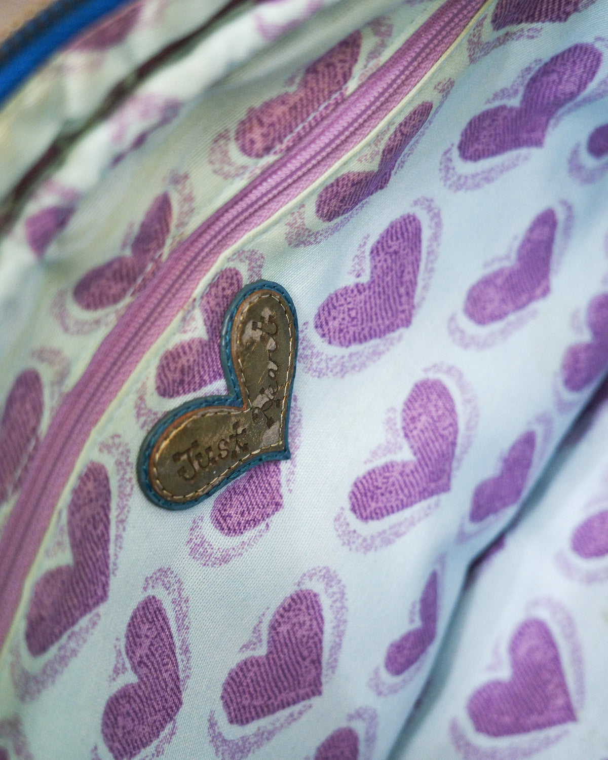 Think Bee! Teal Velvet Bag