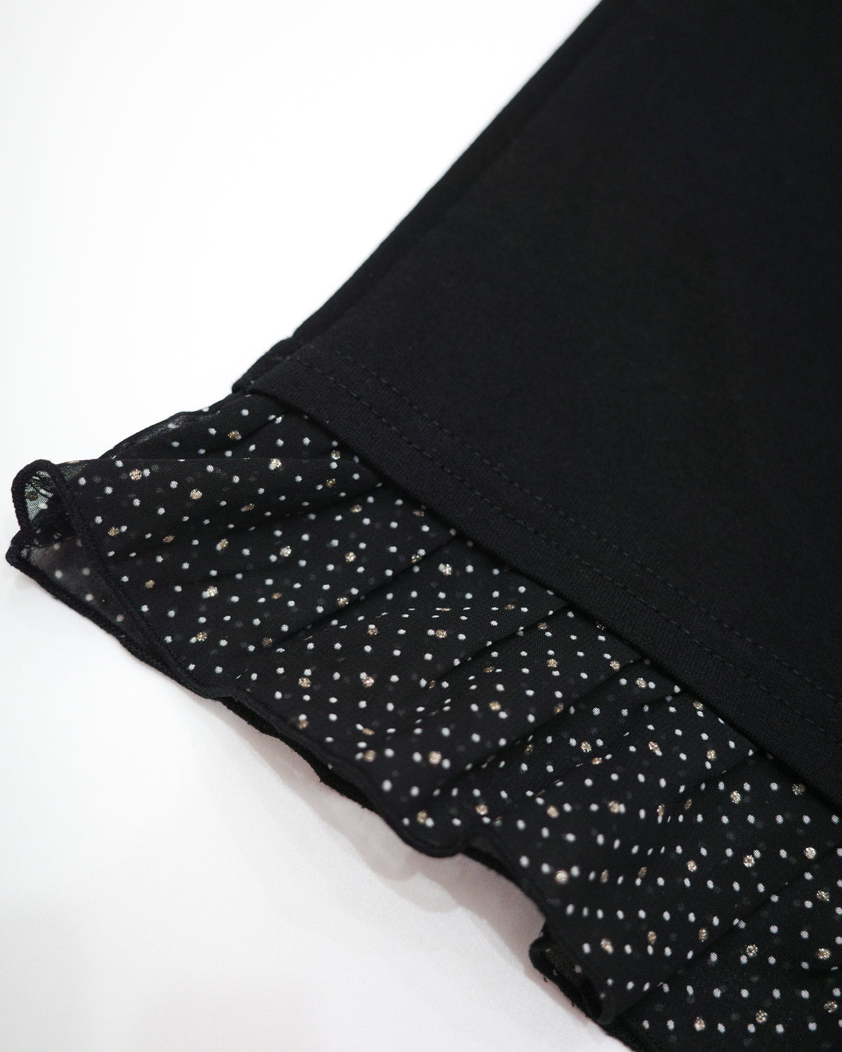 Axes Femme Black Polka Dot Lace Tank Top