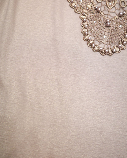 Shimmery Gold Beaded Vest