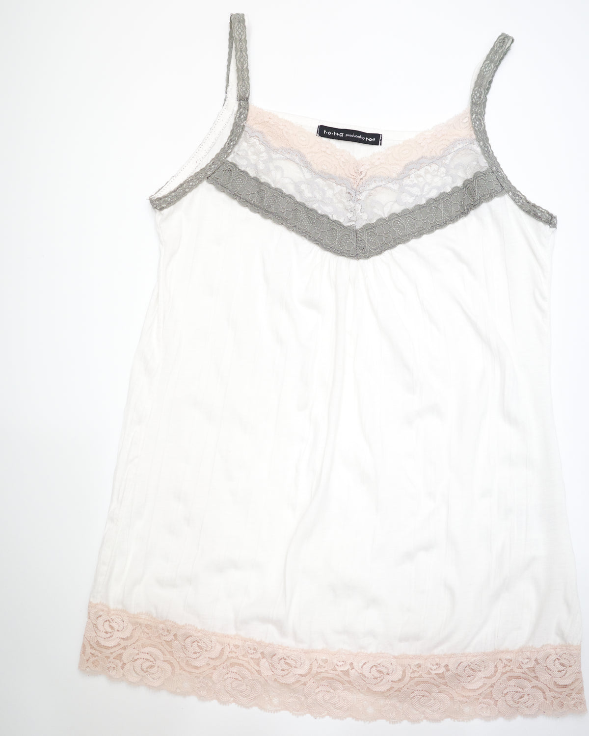 Tri-Tone Lace Cami